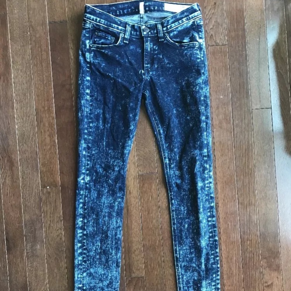 Rag & Bone acid wash skinny